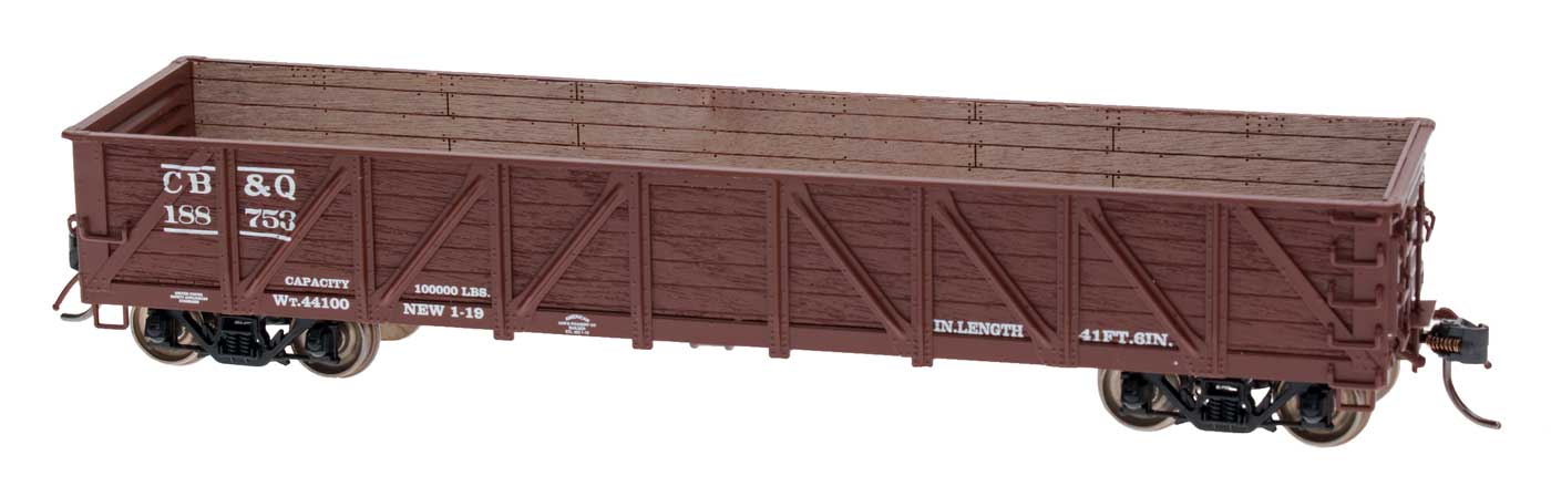 Intermountain 46601 HO Scale USRA Composite Drop Bottom Gondola CB&Q