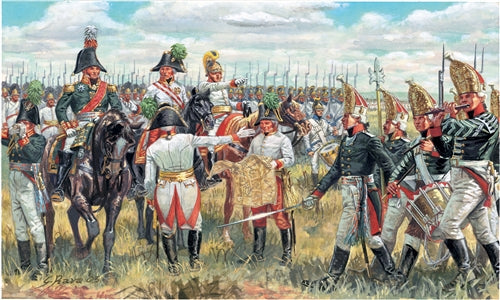 ITALERI 6037 1/72 Austrian & Russian General Staff (Napoleonic Wars)