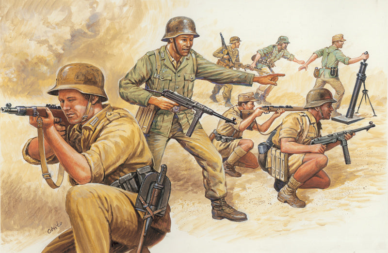 ITALERI 6076 1/72 WWII German Afrika Corps Figures