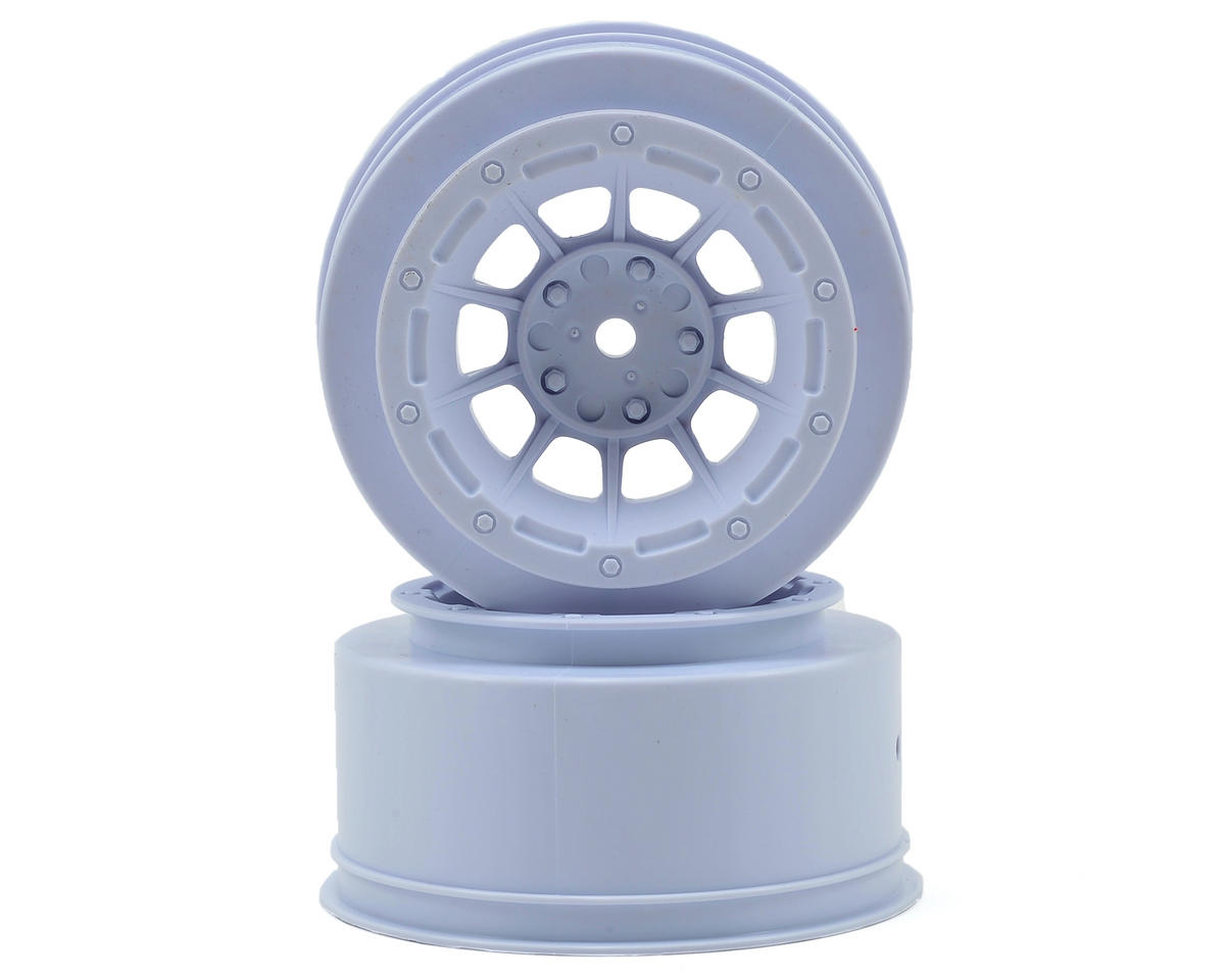 J Concepts 3350W White Hazard 2.2/3.0" 2WD Slash Front Wheels Hex