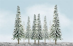 JTT 92008 Snow Spruce Trees 4" to 6" Scenic O Scale