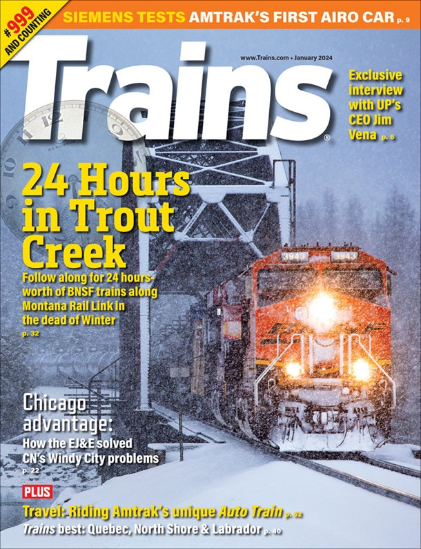 Kalmbach Trains Magazine January 2024