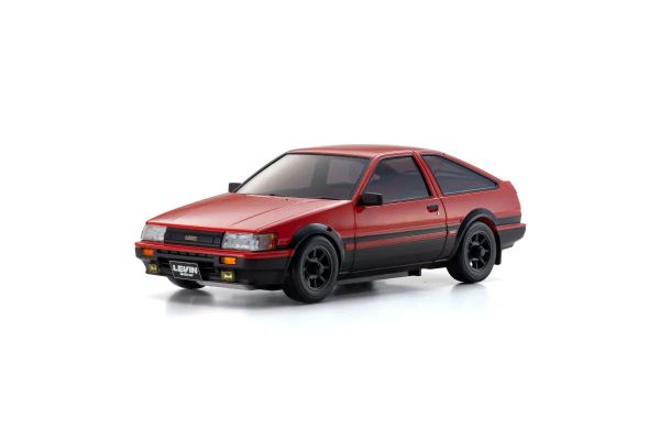 Kyosho 32641RBK Mini-Z MA-020 AWD Readyset Toyota Corolla Levin AE86 Red/Black