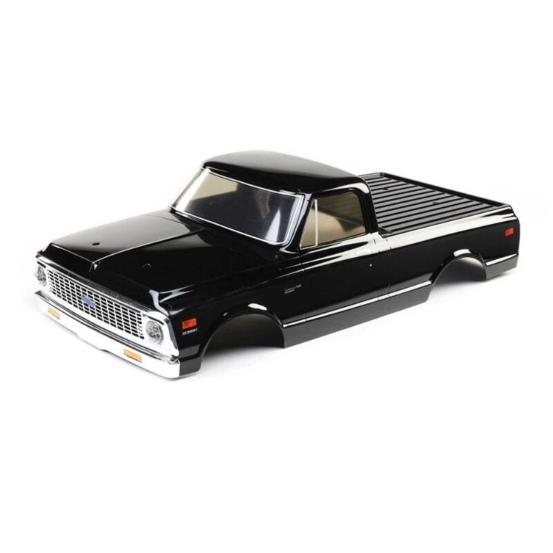 Losi LOS230101 1972 Chevy C10 Pickup Body Set: V100 (Black) (230101)