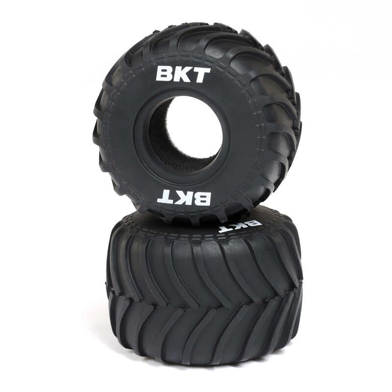 Losi LOS41042 BKT Monster Truck Tires for Mini LMT