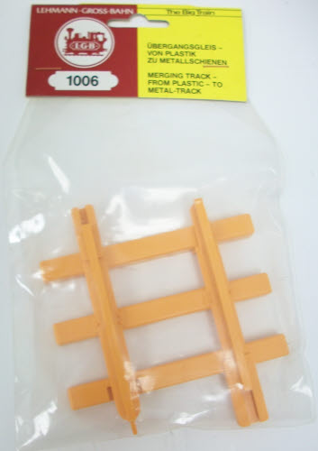 LGB 1006 G Scale Merging Track from Plastic to Metal