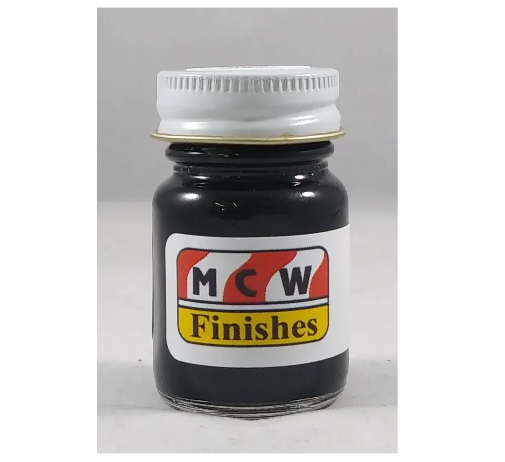 MCW Finishes 10005E Flat Black Enamel Paint