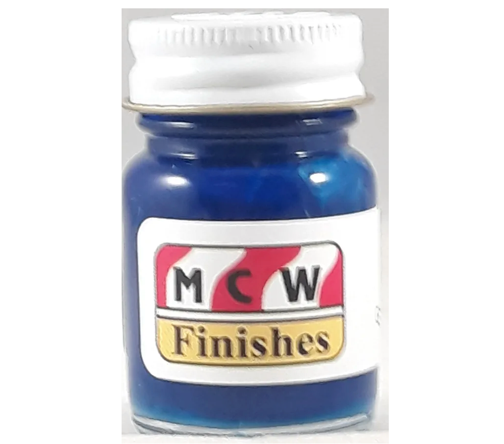 MCW Finishes 10007E Gloss Dark Blue Enamel Paint