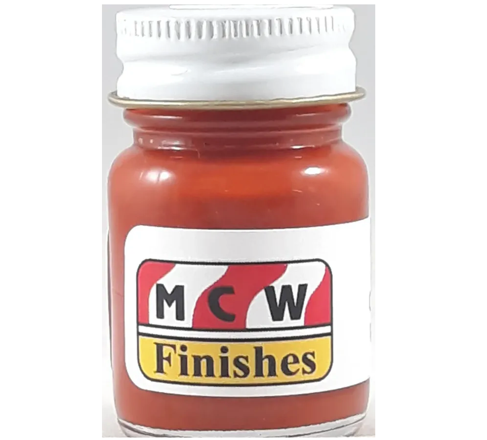 MCW Finishes 10086E Orange Rust Enamel Paint