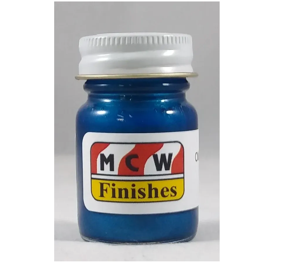 MCW Finishes 1414E Olds Engine Blue (73-77) Metallic Enamel Paint