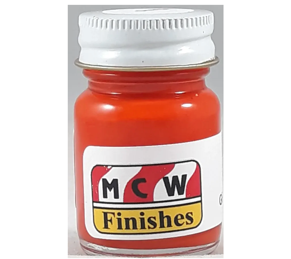 MCW Finishes 2081E Red/Orange Enamel Paint