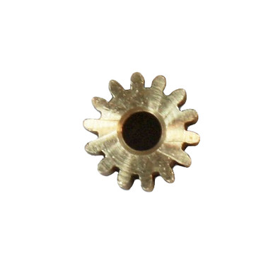 11144 Brass Pinion Gear, 3.2mm Shaft (14T, .6 module)