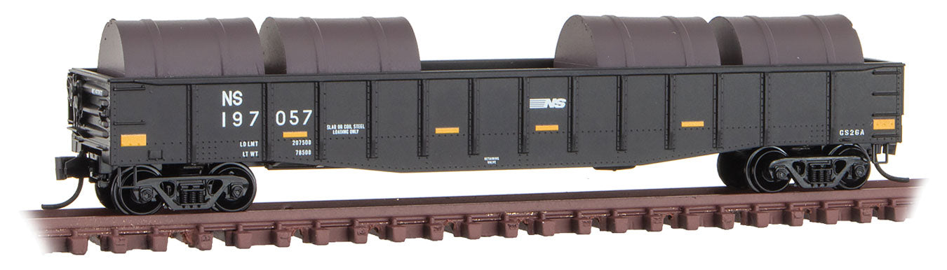 Micro-Trains 105 00 361 N Scale 50' Steel Gondola Norfolk Southern NS 197057