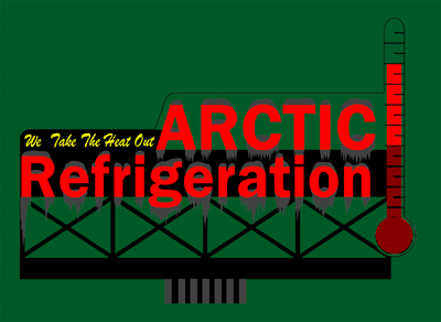 Miller Engineering 9582 Arctic Refrigeration Medium Animated Neon Billboard