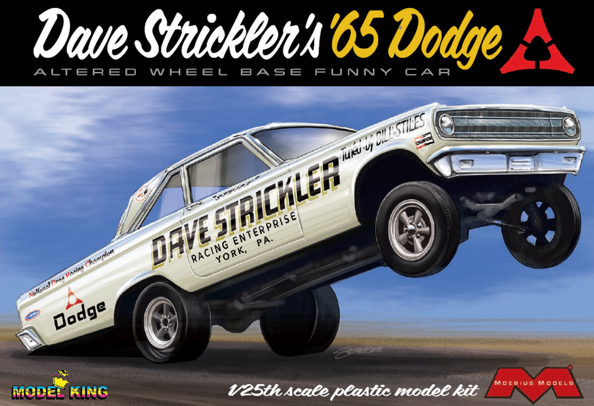 Moebius Models 2451 1/25 Dave Strickler's (York, Pa) 1965 Dodge Funny Car