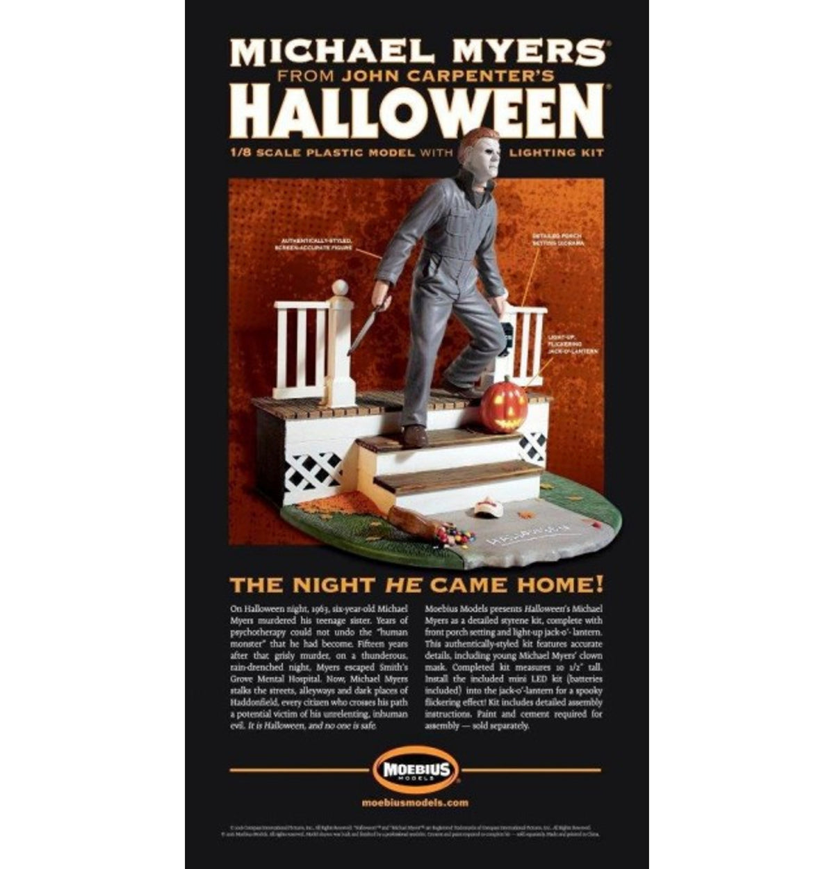Moebius Models 970 1/8 Halloween Michael Myers Figure