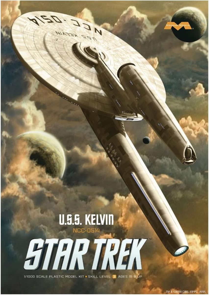 Moebius Models 976 1/1000 Star Trek USS Kelvin