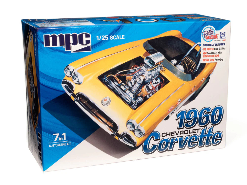 MPC 1002 1/25 1960 Chevy Corvette 7-in-1