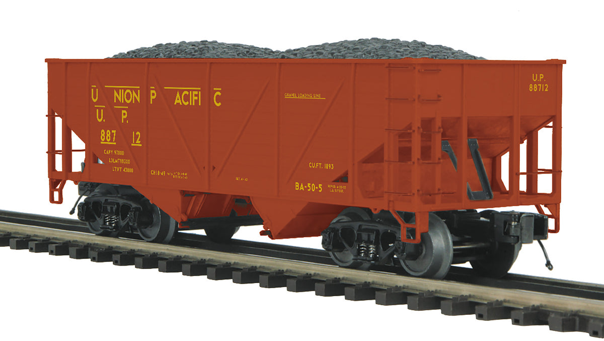 MTH Premier 20-95662 O Scale 34′ 2 Bay Composite Hopper Union Pacific UP