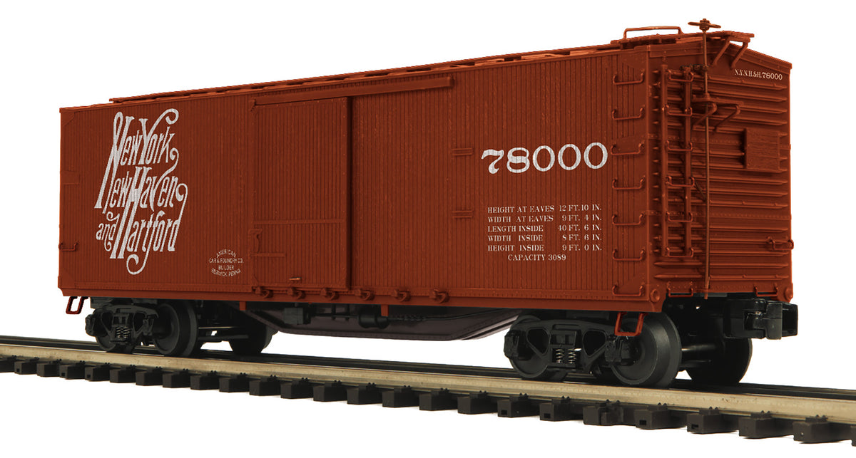 MTH Premier 20-99327 O Scale 40' USRA Double Sheathed Boxcar New Haven
