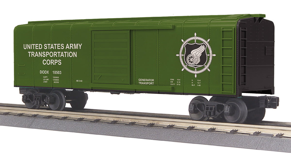 MTH Railking 30-71131 O Gauge Rounded Roof Boxcar US Army