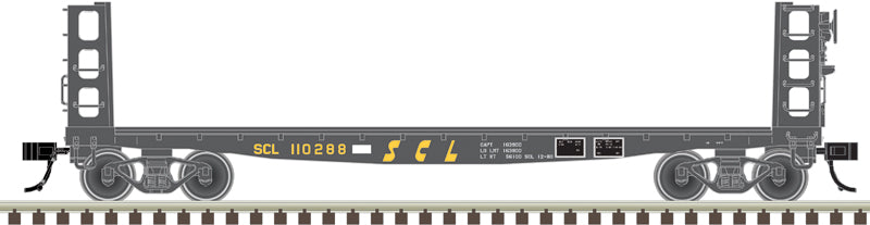 Atlas 50006946 N Seaboard Coast Line 40' GSI Pulpwood Flat Car #110288