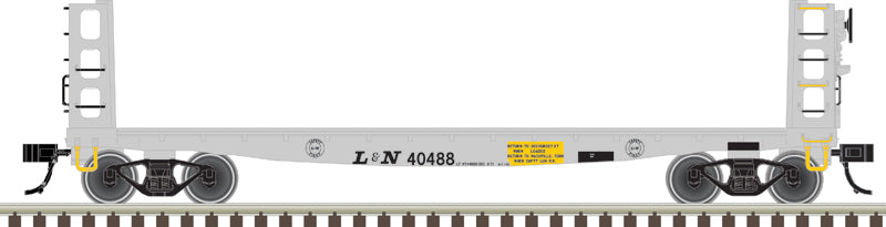 Atlas 50006956 N Louisville & Nashville MoW 40' GSI Pulpwood Flat Car #40488