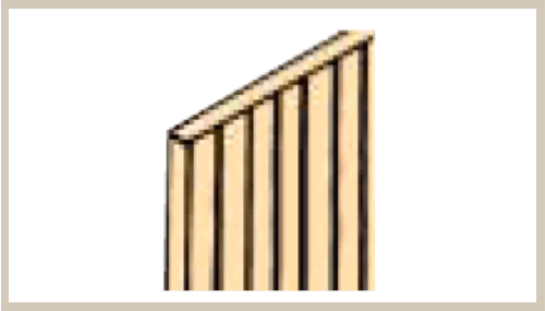 Northeastern Scale Lumber 116SCR132P Scribed Sheathing 1/16" Wide x 1/32" Thick x 11" Long