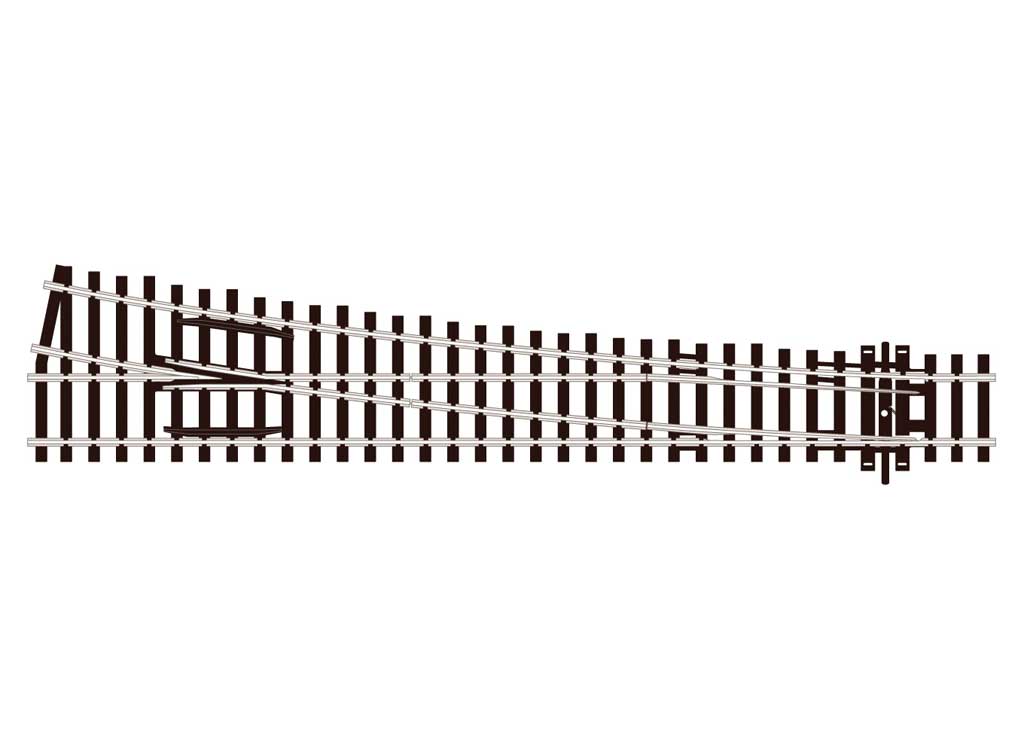 Peco SL-88 HO Scale Code 100 Track Insulfrog Large Right-Hand Turnout