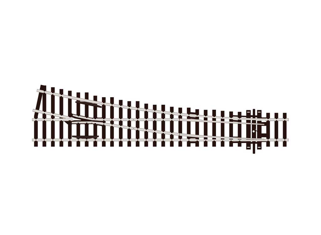 Peco SL-95 HO Scale Code 100 Track Insulfrog Medium Right-Hand Turnout