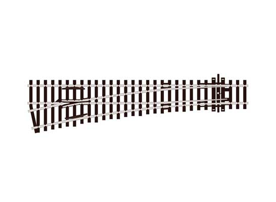 Peco SL96 HO Scale Code 100 Track Insulfrog Medium Left-Hand Turnout
