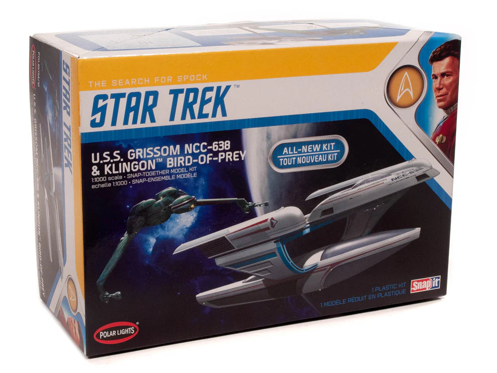 Polar Lights 957 1/1000 Star Trek U.S.S. Grissom and Klingon Bird of Prey