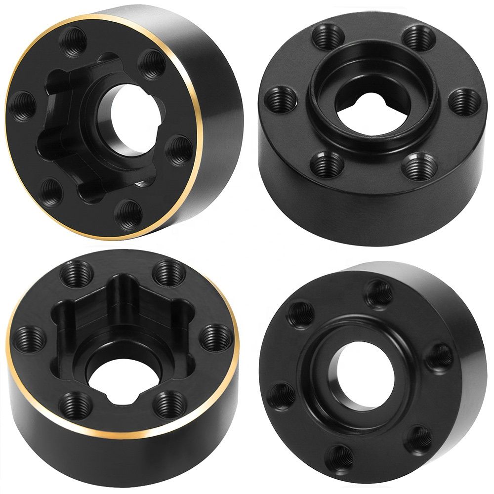 Powerhobby 5704 Brass Wheel 6mm Hex Hub Adapter for TRX-4 or SCX10 Crawler