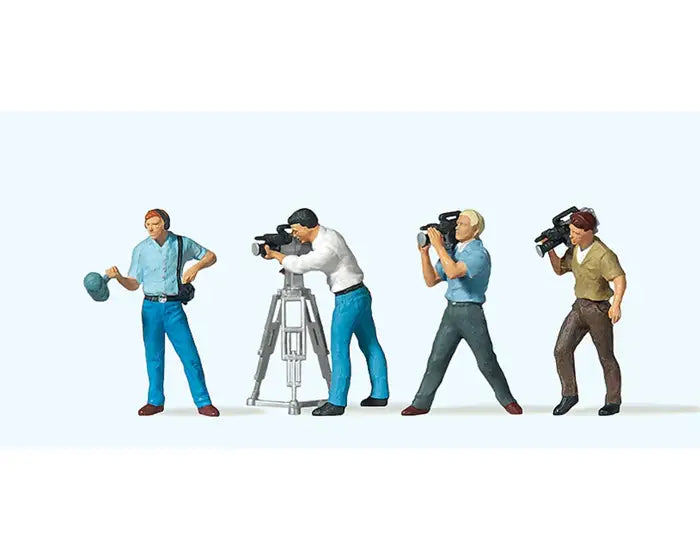 Preiser 10421 HO Scale Film Crew Figures