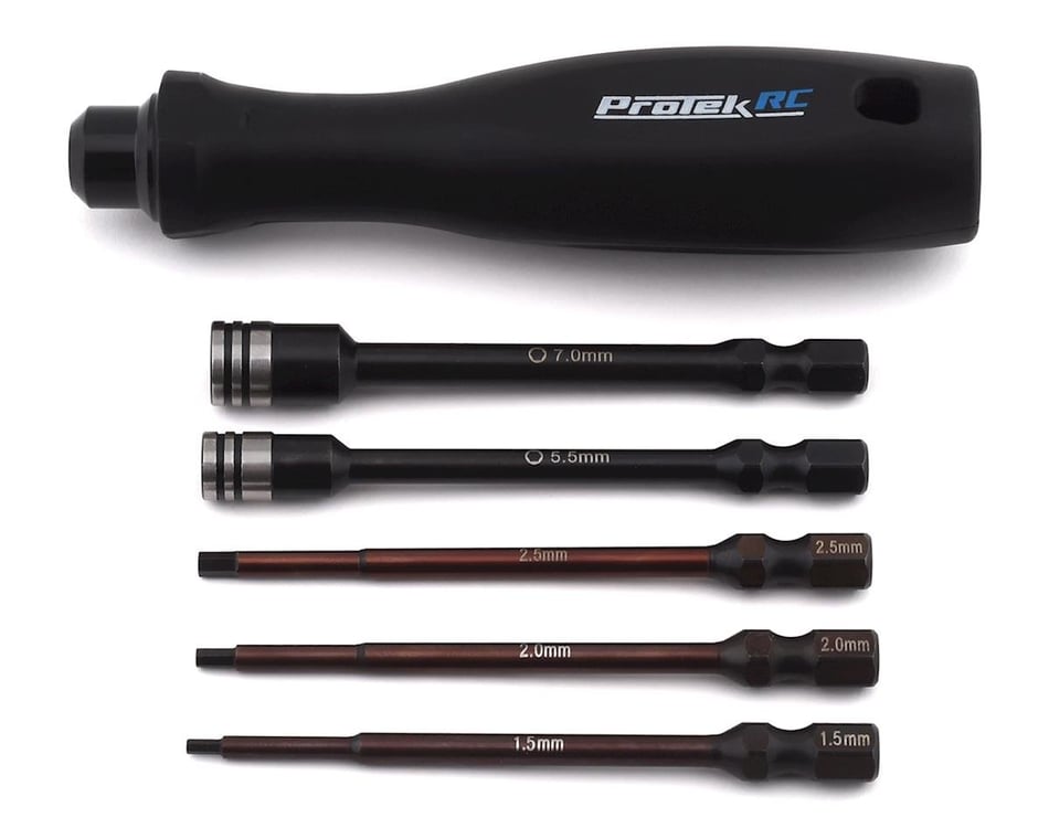 ProTek 8462 TruTorque 5 Piece 1/4" Hex & Nut Driver Set