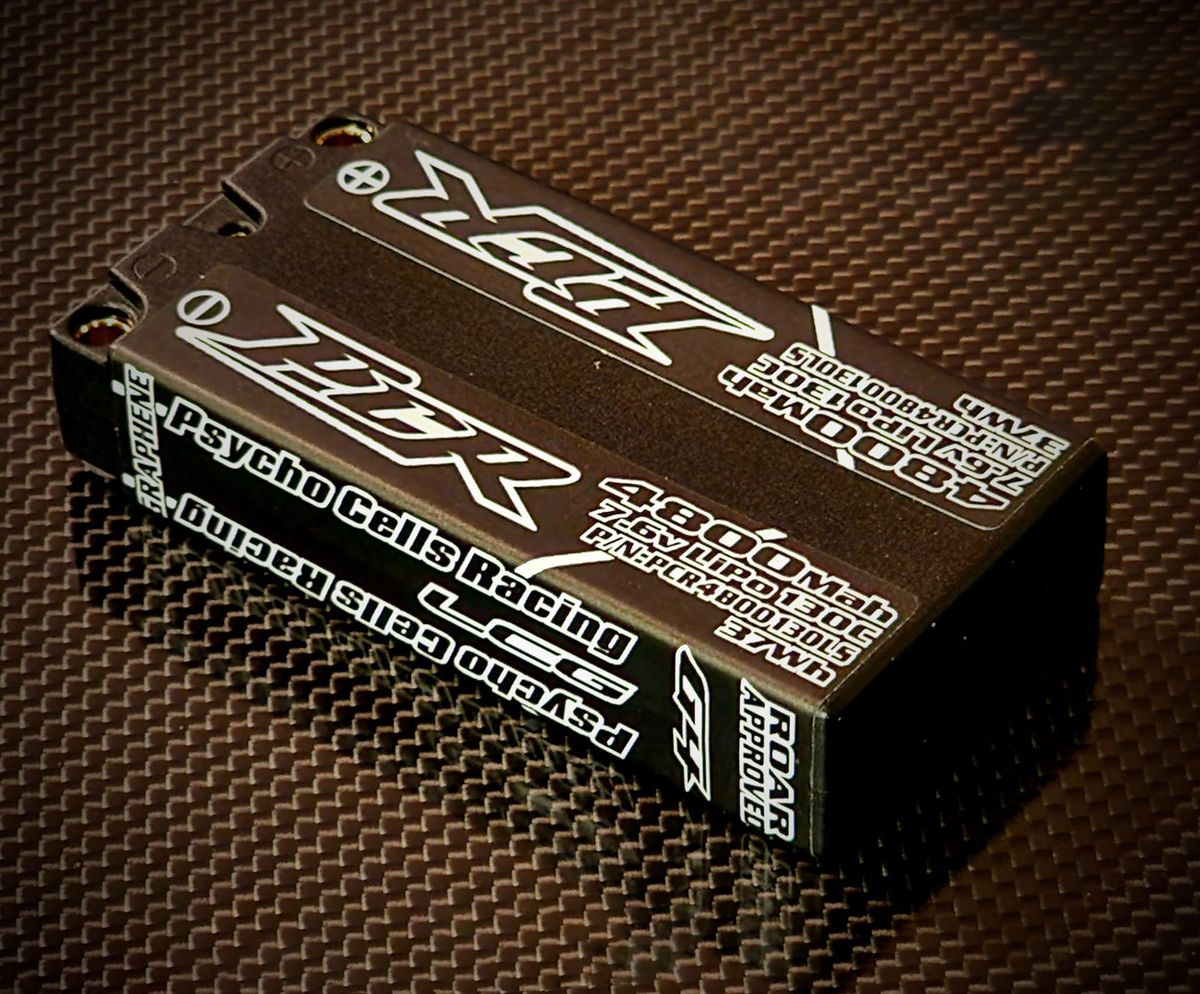 Psycho Cells Racing PCR4800130S 4800mAh 2S 7.6V Hardcase Shorty LCG LiPo