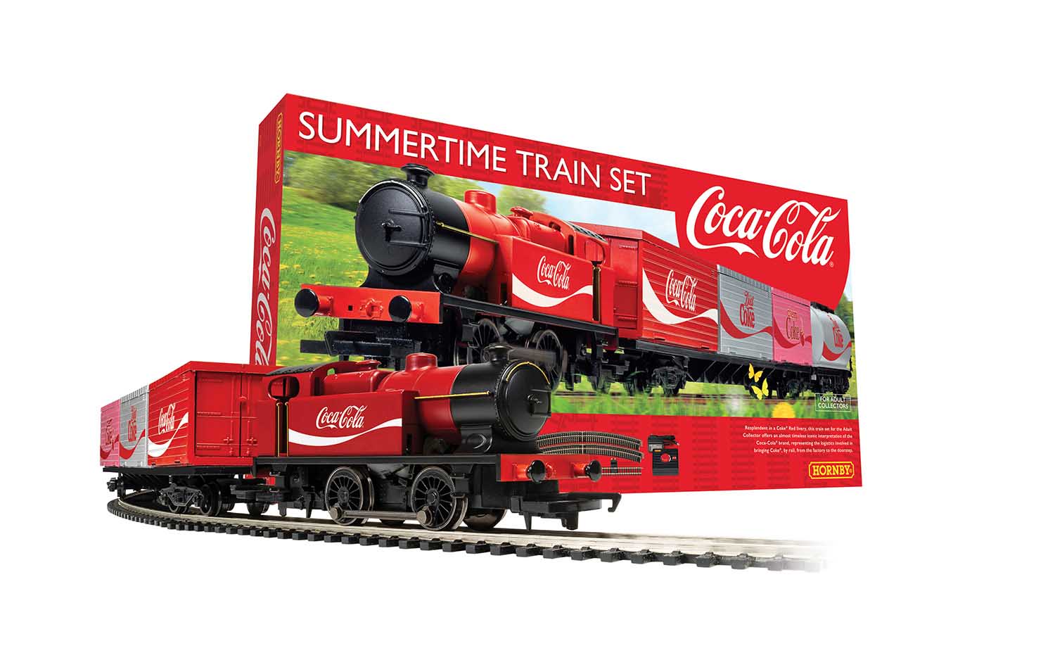 Hornby R1276T OO Summertime Coca- Cola Train Set