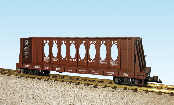 USA Trains R17415A G Northern Pacific Center Beam Flat Car #5091