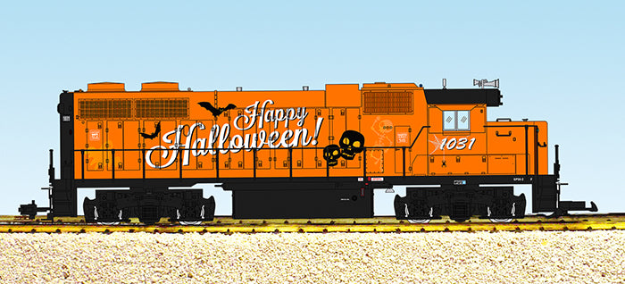USA Trains R22237 G Halloween GP38 Diesel Locomotive #1031