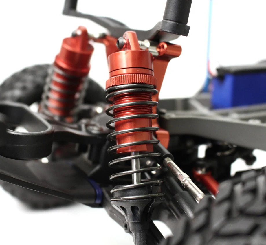 Racers Edge 1849R Red Aluminum Front Shocks for Traxxas Slash 2/4WD