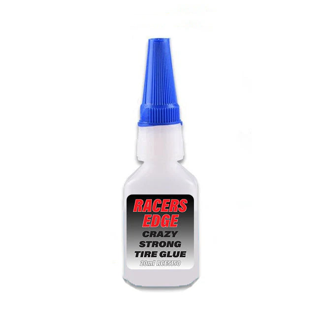 Racers Edge 5150 Crazy Strong Tire Glue, Thin with Pin Cap and Tips