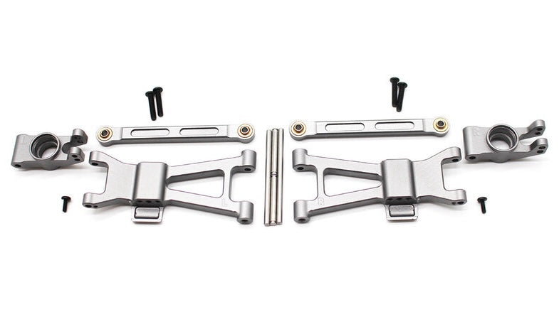 Racers Edge 6421 Slyder Aluminum Rear Arm & Hub Set