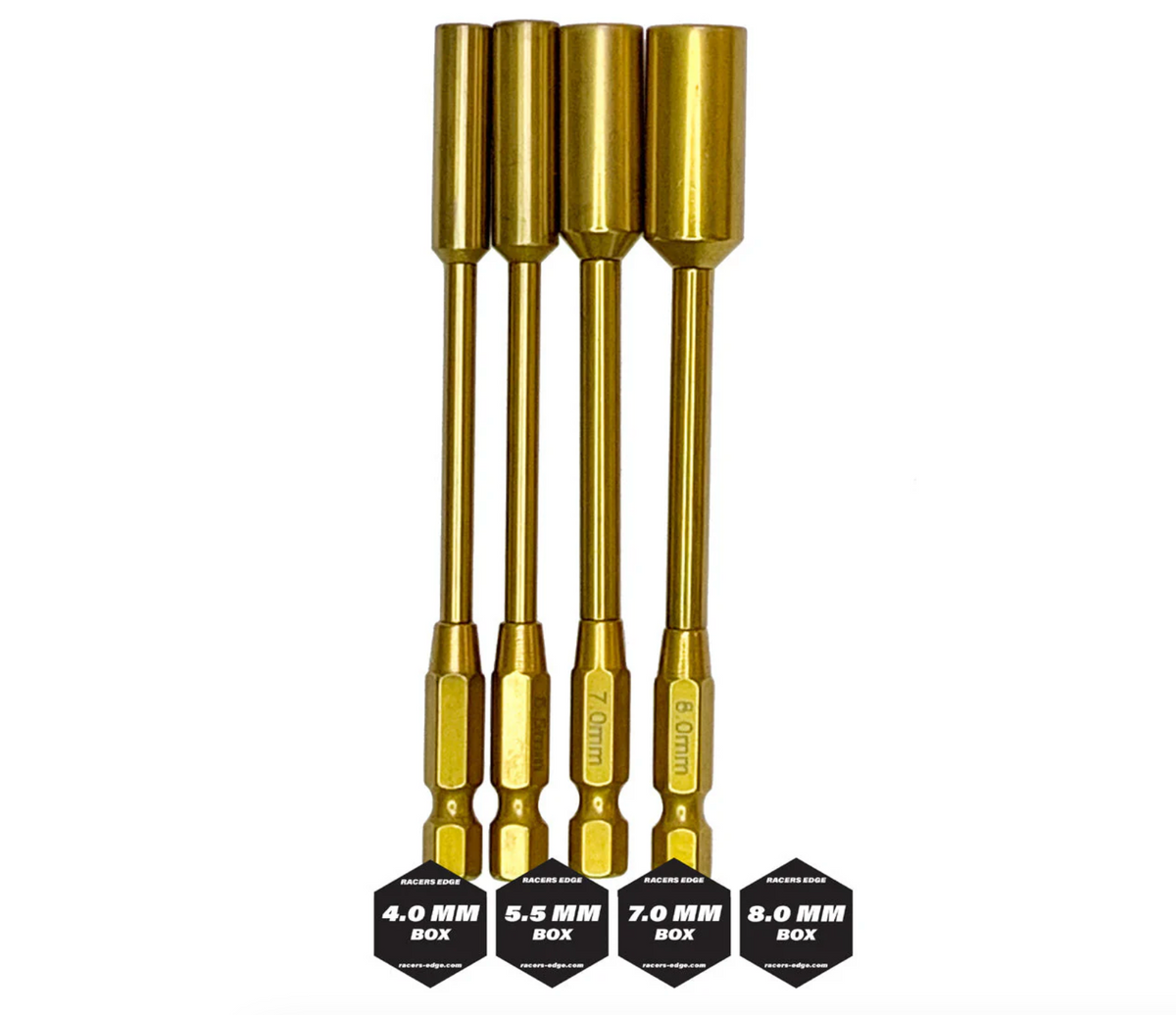 Racers Edge 7203 TiN Coated Metric Nut Driver Bit Set