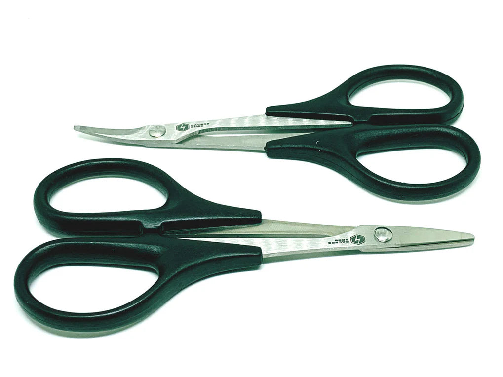 Racers Edge 7754 High Speed Steel Curved Scissor & Straight Scissor Set