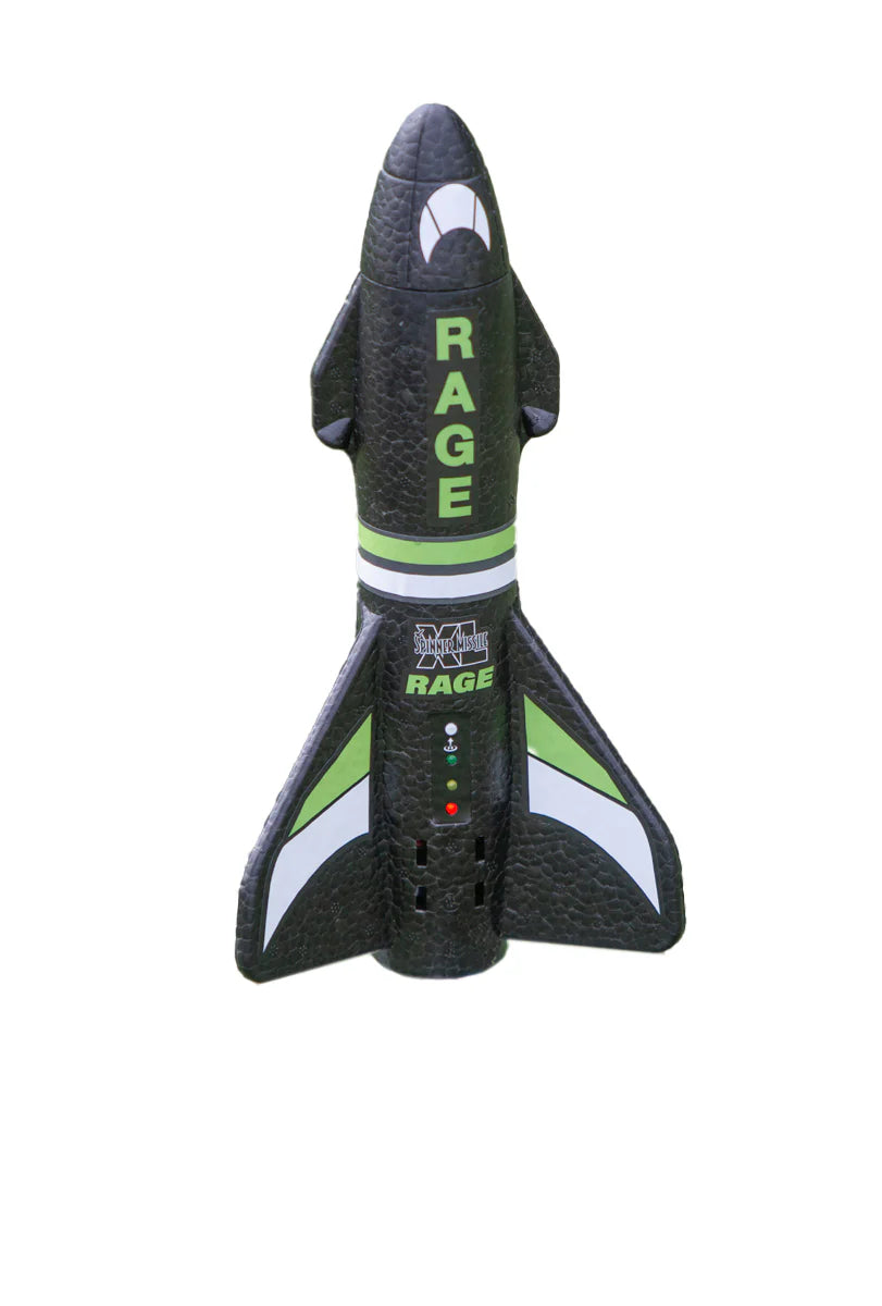 Rage RC 4150B Spinner Missile XL Electric Free-Flight Rocket with Parachute and LEDs