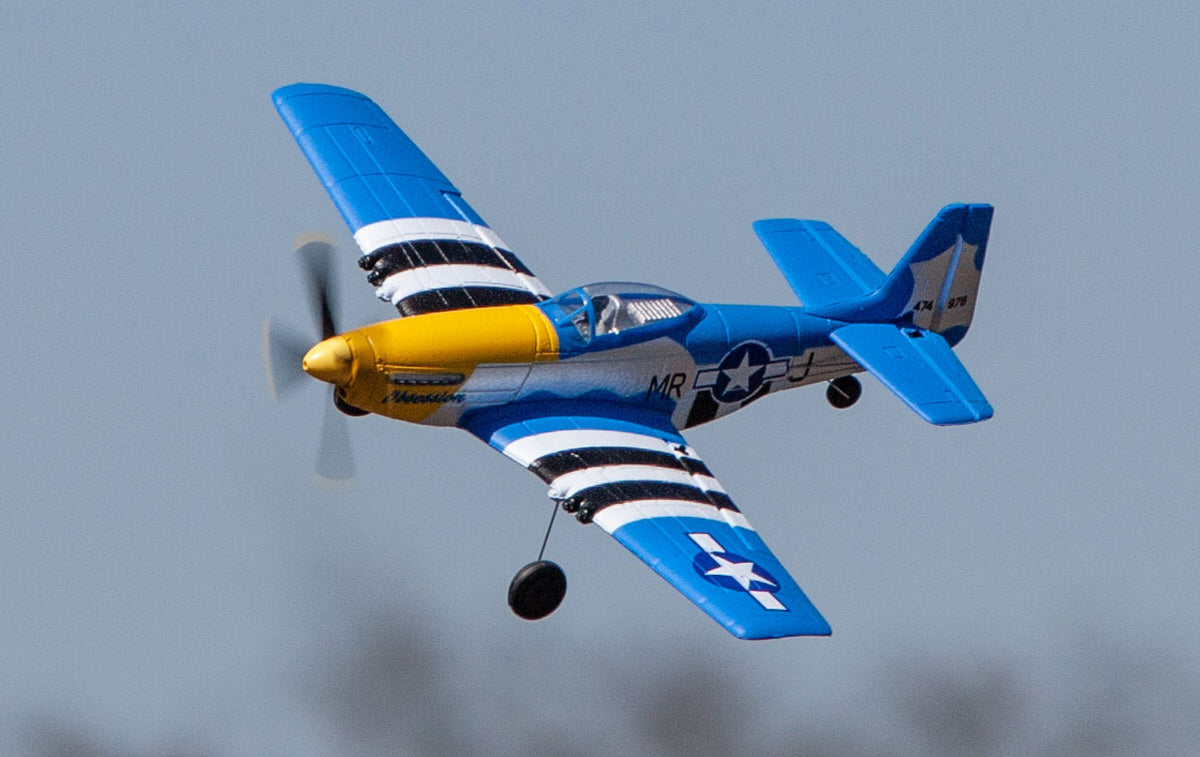 Rage RC A1300V2 P-51D Obsession Mustang Micro RTF Aircraft with PASS