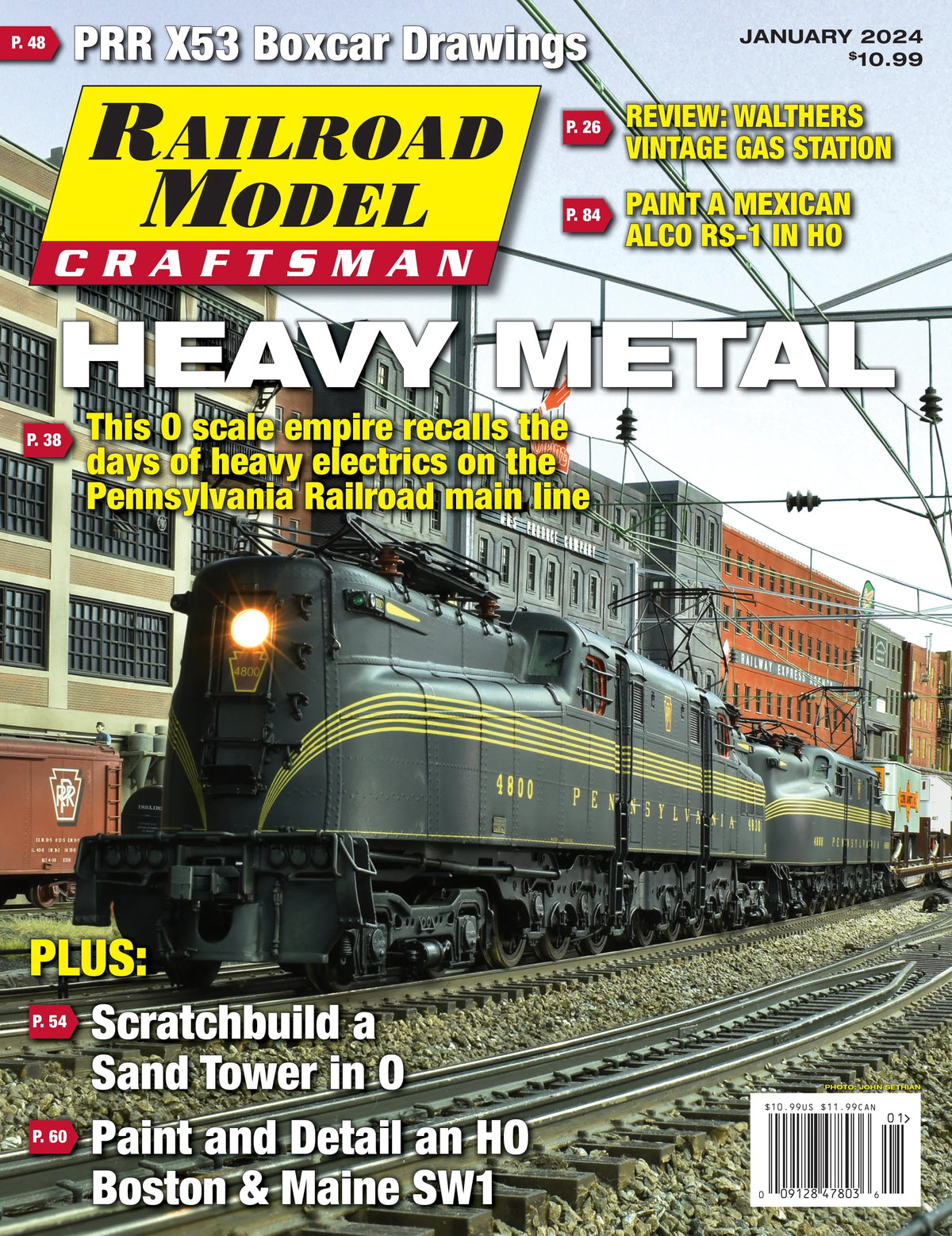 Railroad Model Craftsman Magazine January 2024