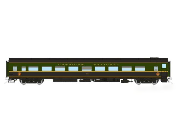 Rapido 100370 HO Scale Lightweight Coach CNR - 1954 Scheme 5598