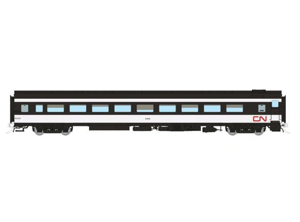 Rapido 100374 HO Scale Lightweight Coach CN - Wet Noodle Scheme 5599
