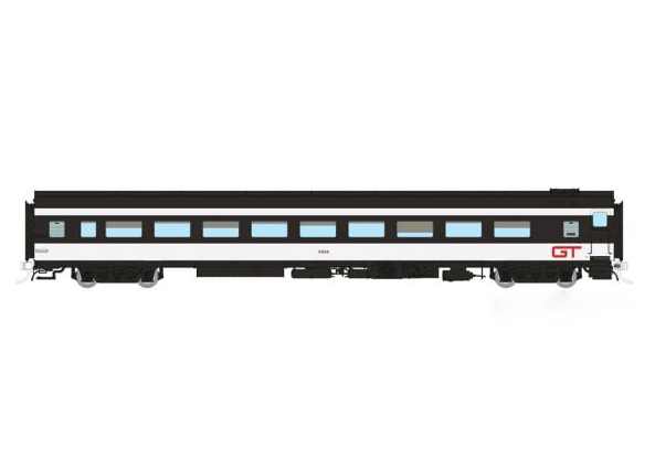 Rapido 100399 HO Scale Lightweight Coach GTW - Wet Noodle Scheme 4884
